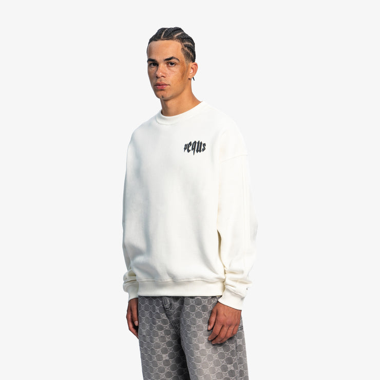 Pequs Mythic Chest Logo Sweater