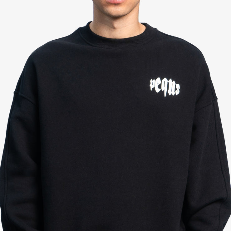 Pequs Mythic Chest Logo Sweater