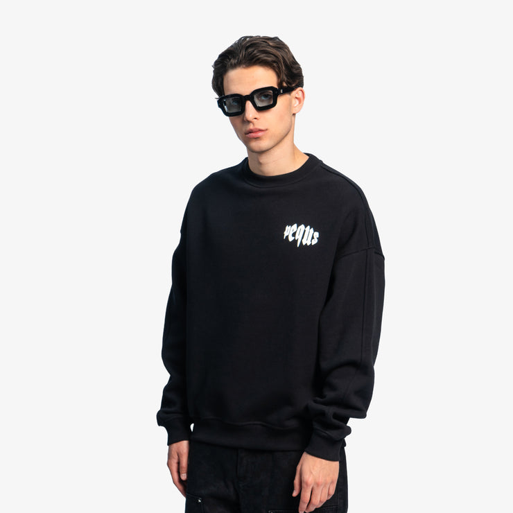 Pequs Mythic Chest Logo Sweater