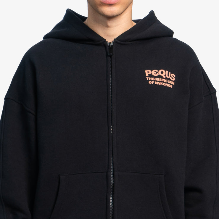 Pequs Rising Sun Zip Hoodie