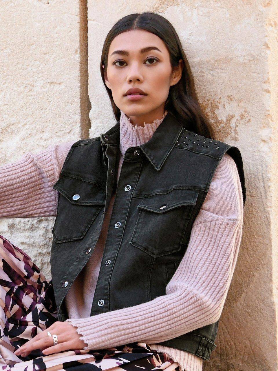 Andjel Jeansweste Im Oversized-Style