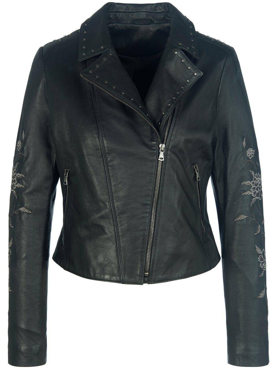 Andjel Lederjacke Im Bikerstil