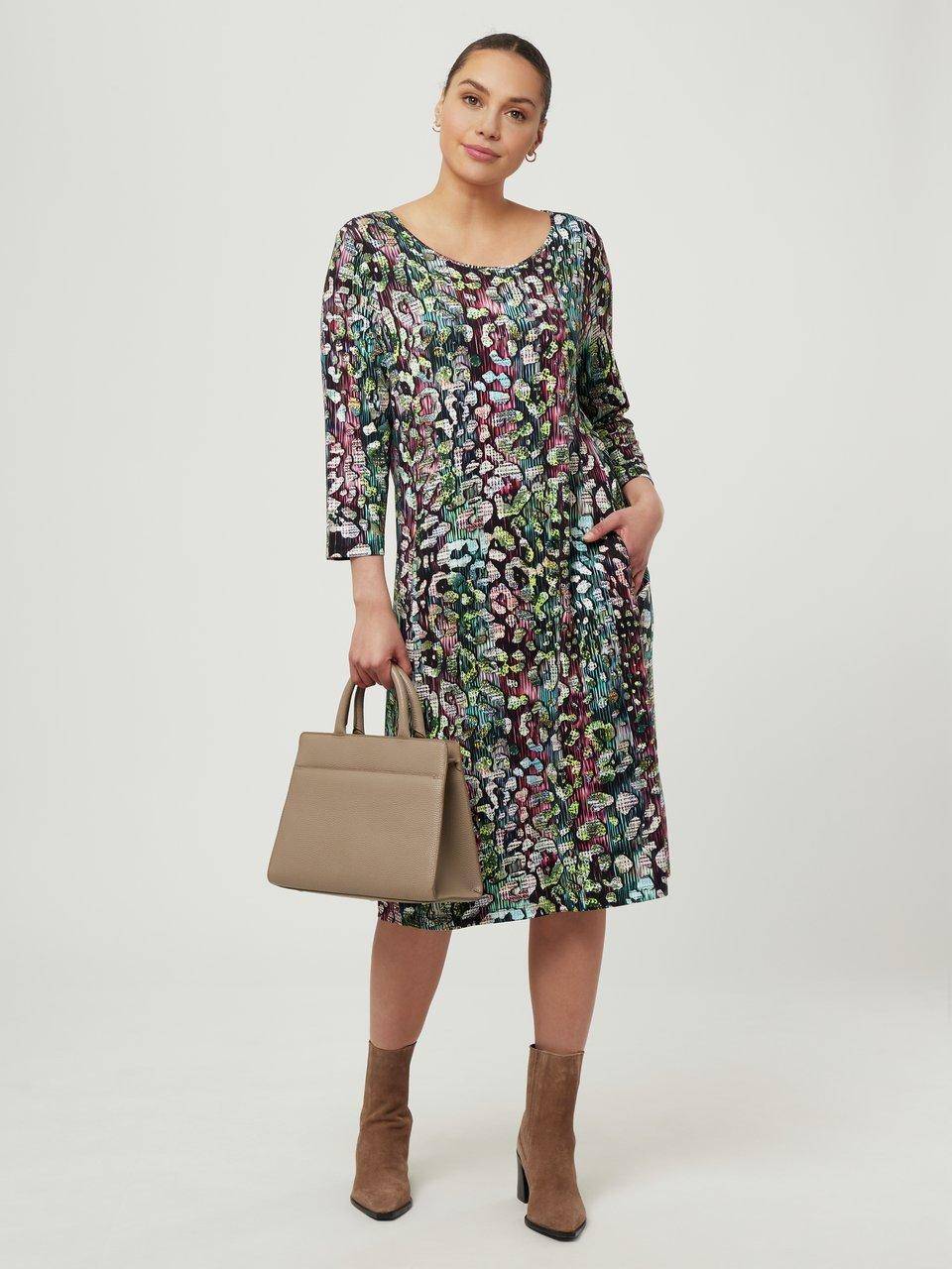 Anna Aura Jersey-Kleid mit Rundhals-Ausschnitt