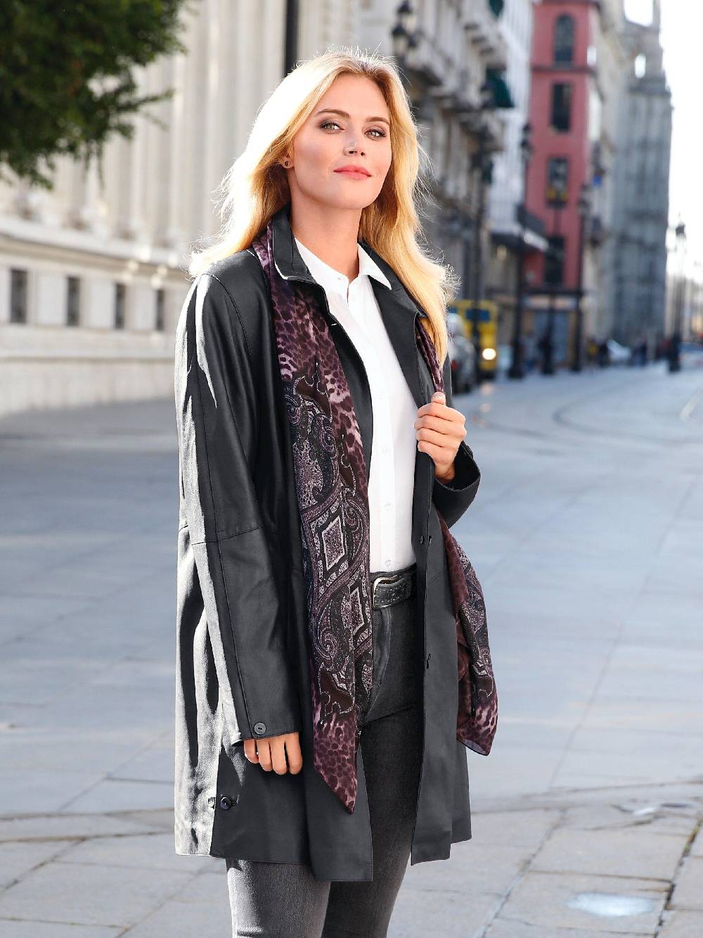 Anna Aura Ledermantel aus 100% Leder