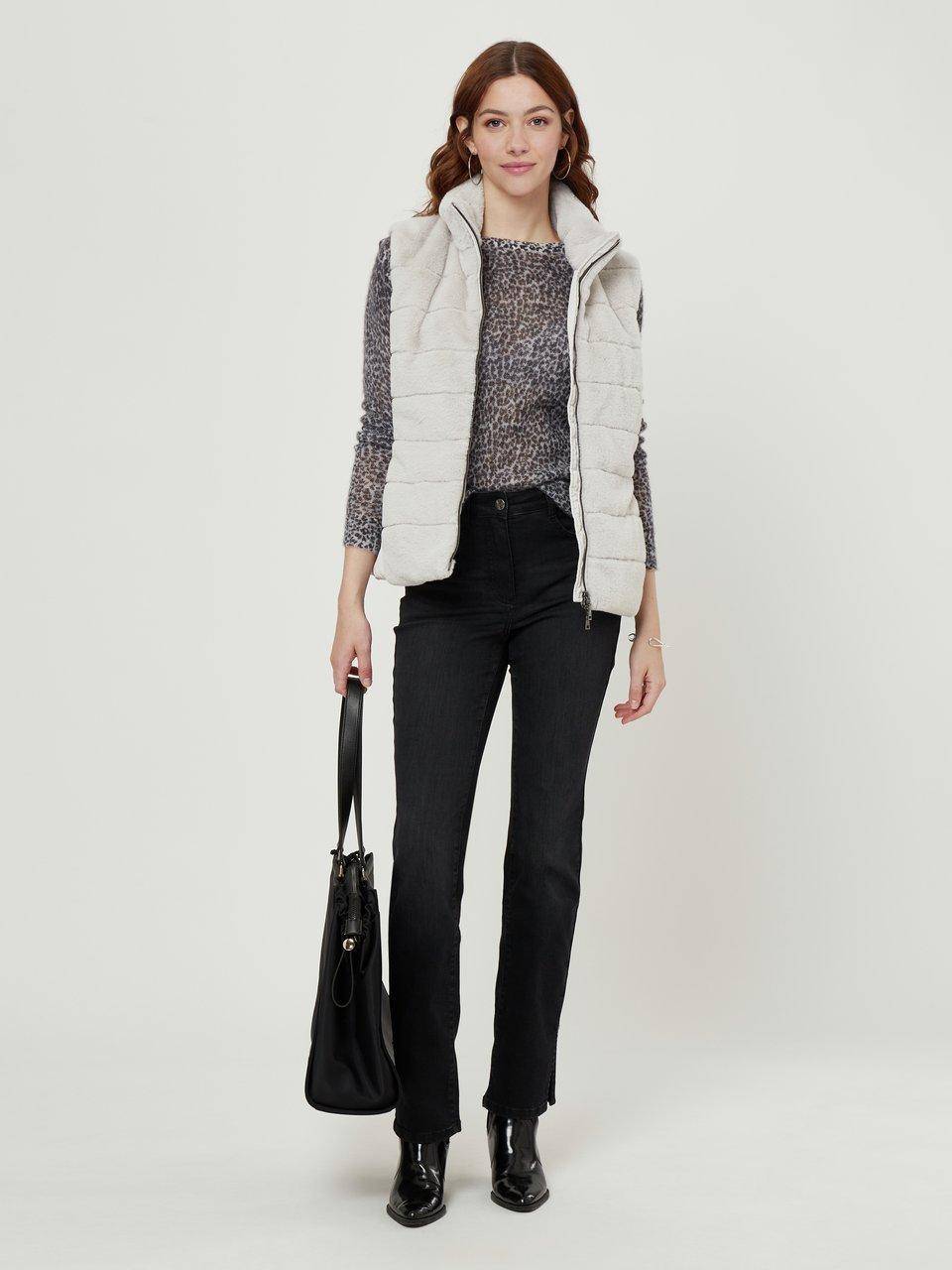 BASLER Alpaka-Pullover Mit Rundhals-Ausschnitt