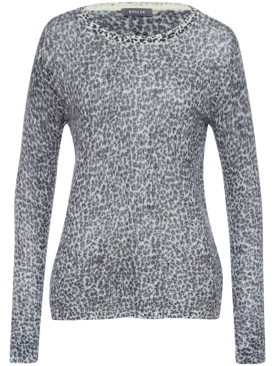 BASLER Alpaka-Pullover Mit Rundhals-Ausschnitt