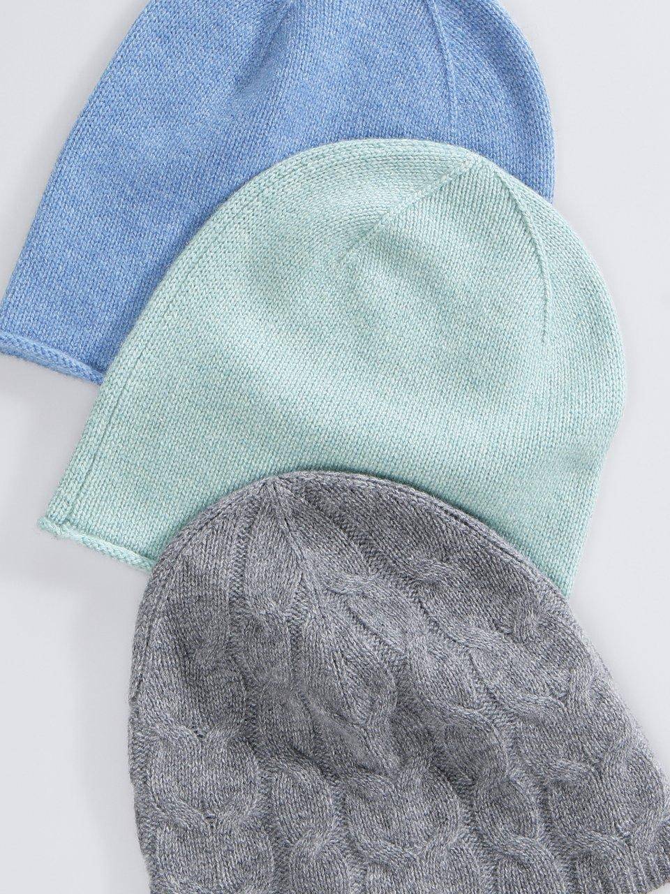 Peter Hahn Cashmere Beanie aus 100% PREMIUM Kaschmir