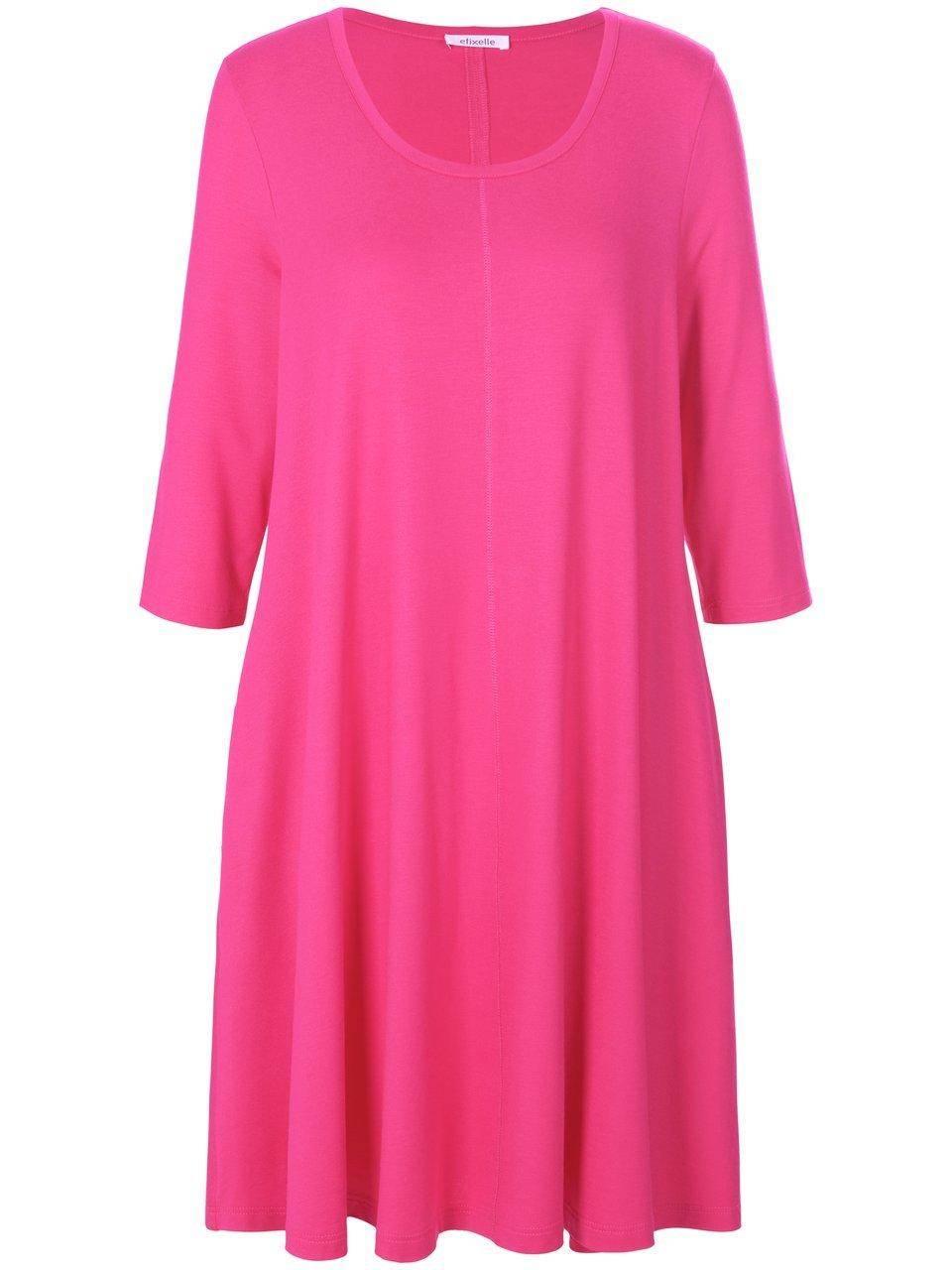 Efixelle Jersey-Kleid Mit 3/4-Arm