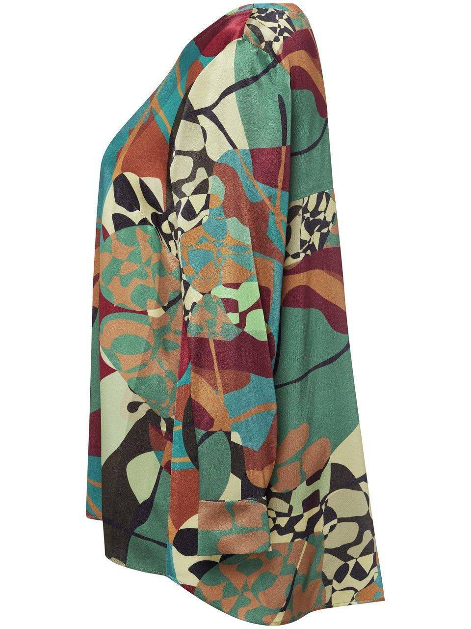 Emilia Lay Bluse Mit Rundhals-Ausschnitt