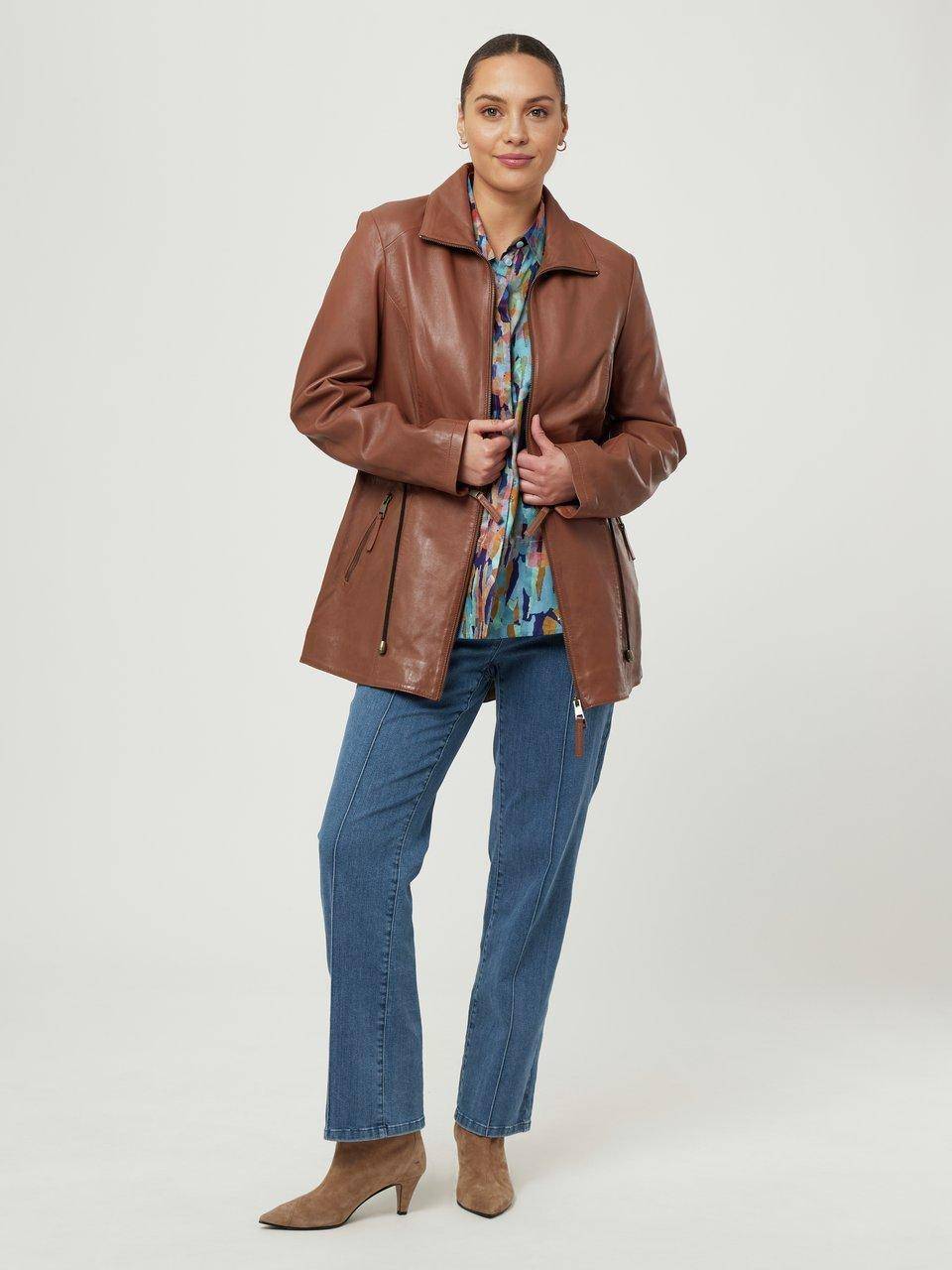 Emilia Lay Lederparka Aus 100% Leder