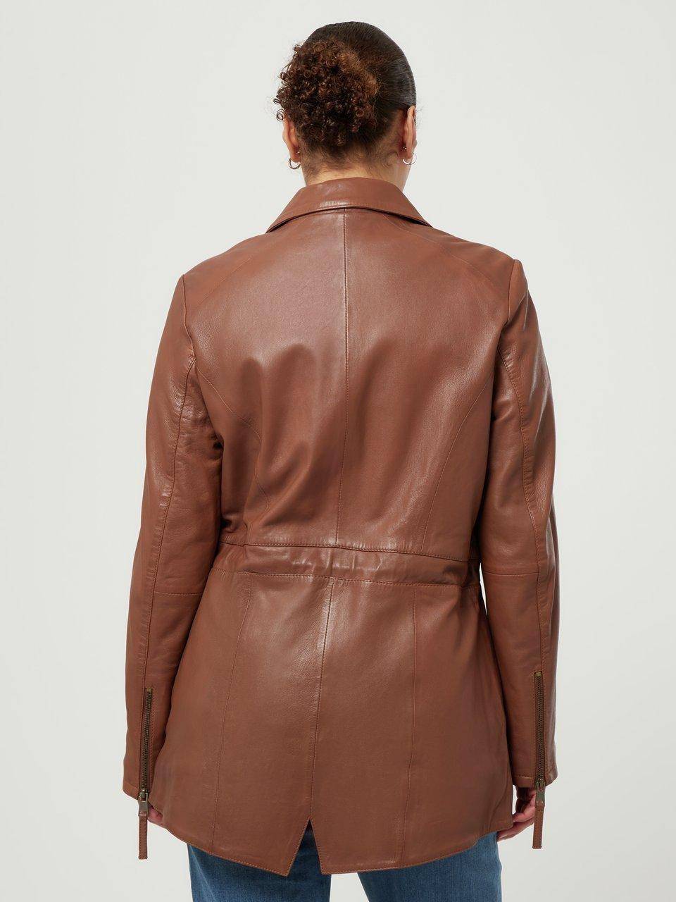 Emilia Lay Lederparka Aus 100% Leder