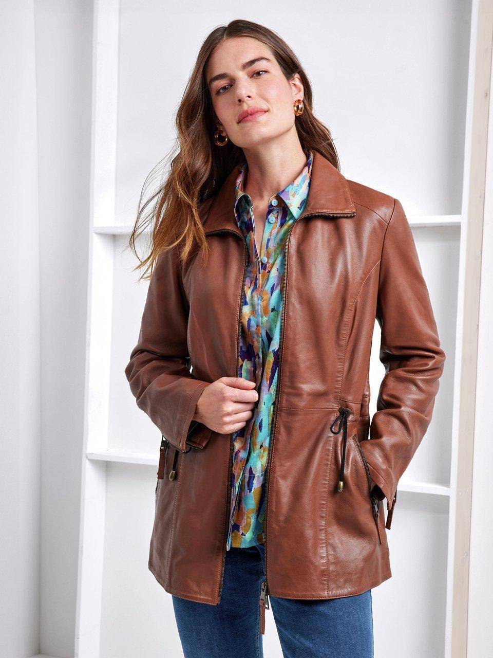 Emilia Lay Lederparka Aus 100% Leder