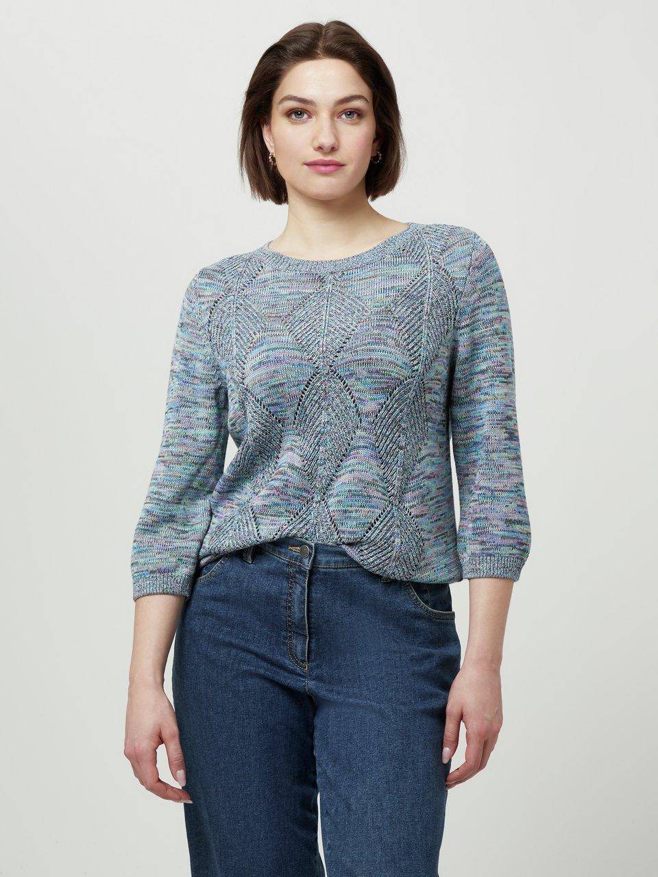 Emilia Lay Rundhals-Pullover mit 3/4-Arm