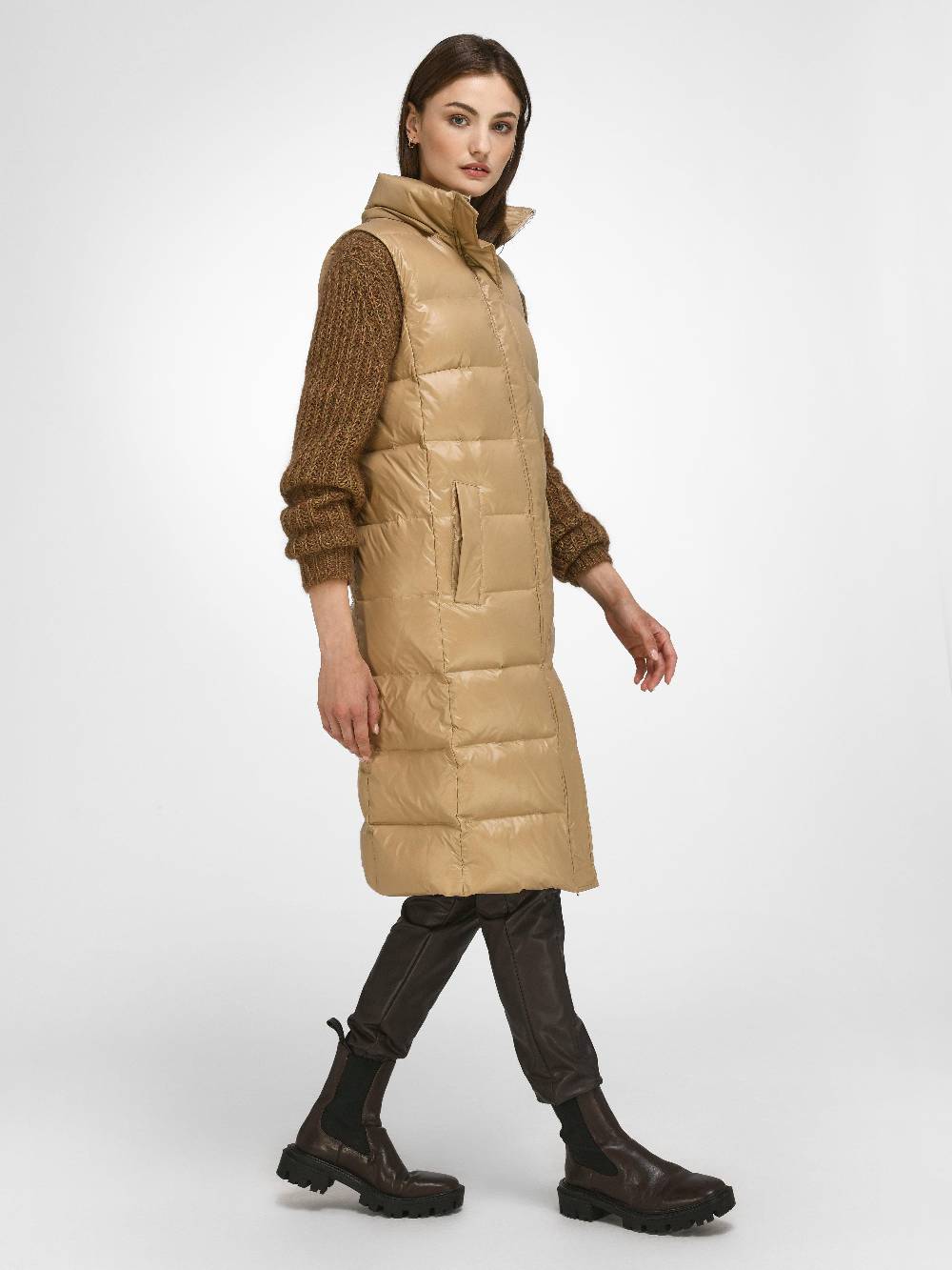 Fadenmeister Berlin Long-Daunen-Steppweste