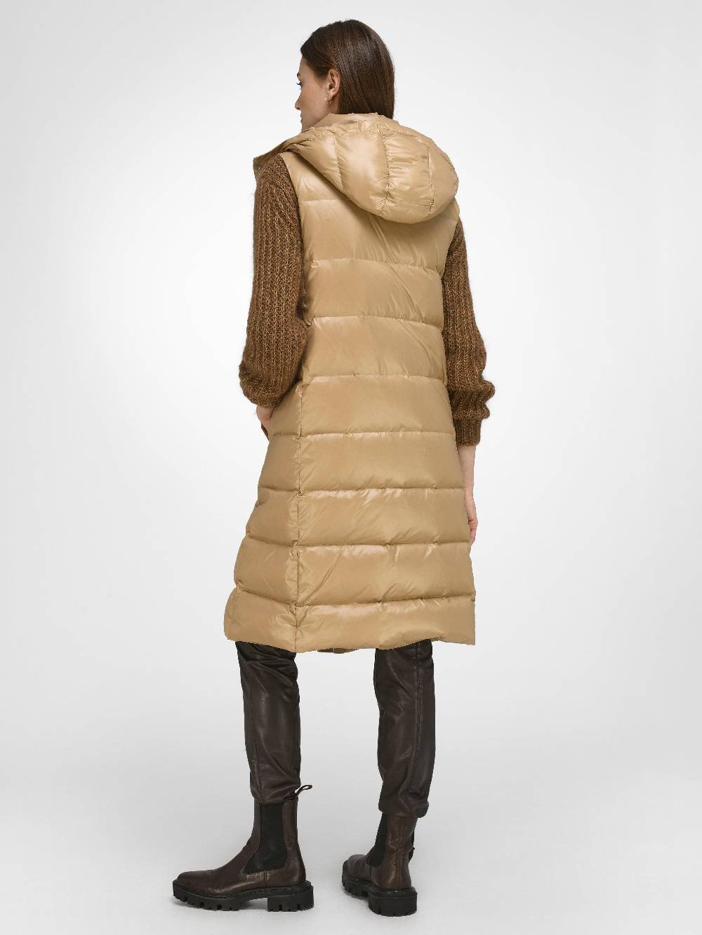 Fadenmeister Berlin Long-Daunen-Steppweste