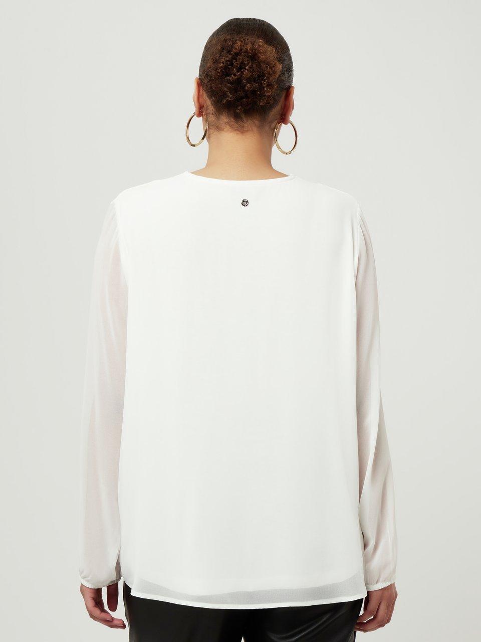 Frapp Bluse Mit V-Ausschnitt