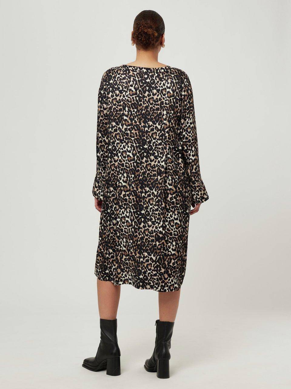 Frapp Kleid Mit V-Ausschnitt