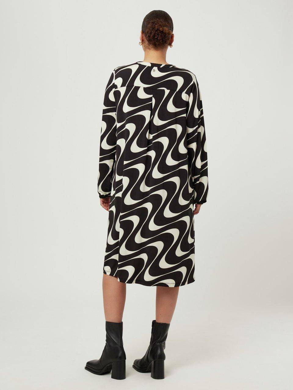 Frapp Kleid Mit V-Ausschnitt