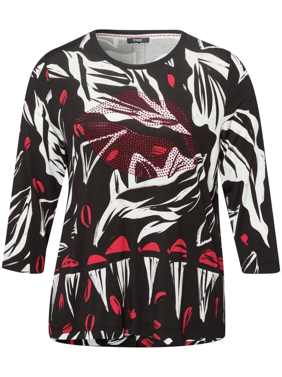 Frapp Rundhals-Shirt Mit 3/4-Arm