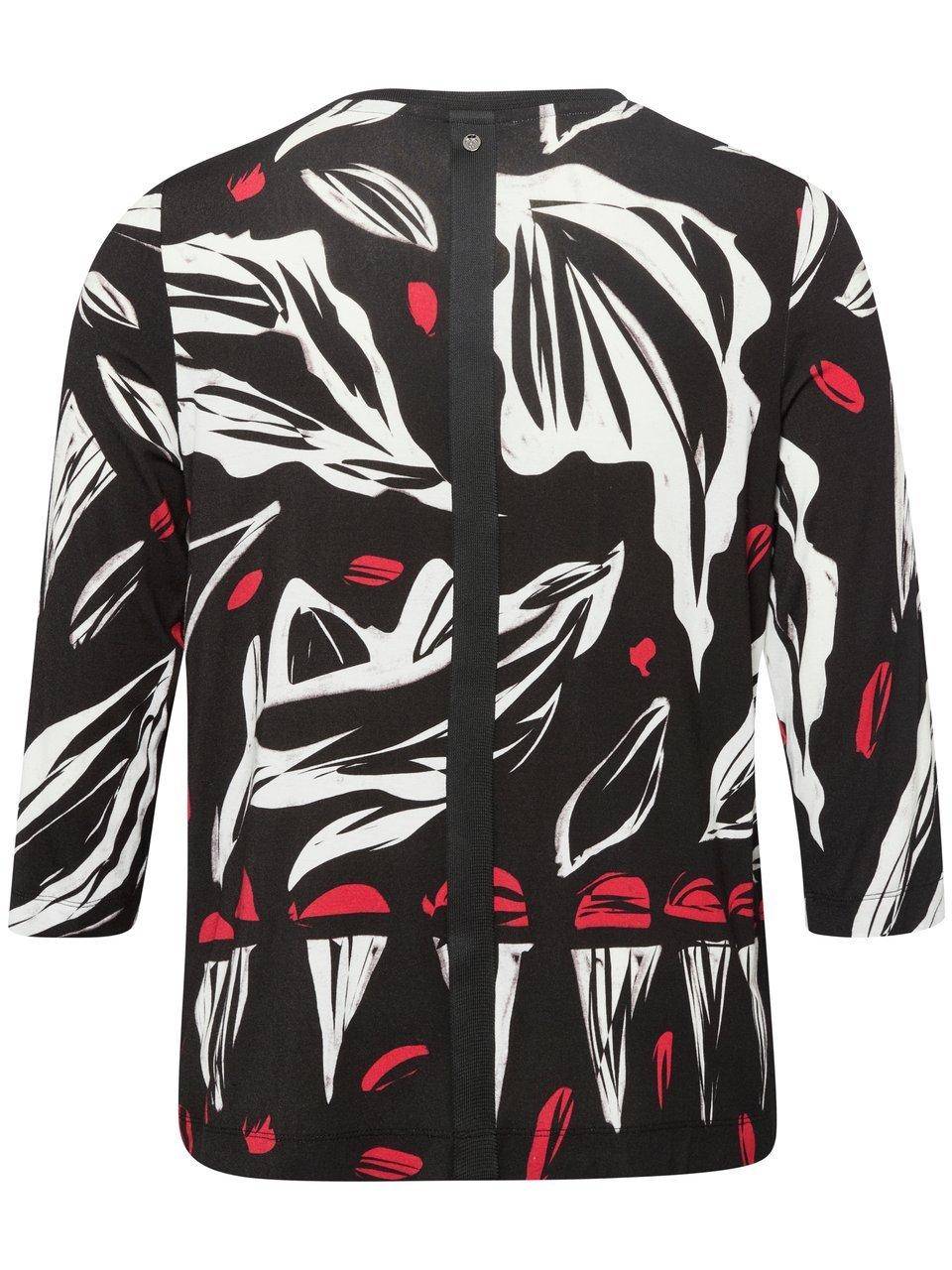 Frapp Rundhals-Shirt Mit 3/4-Arm