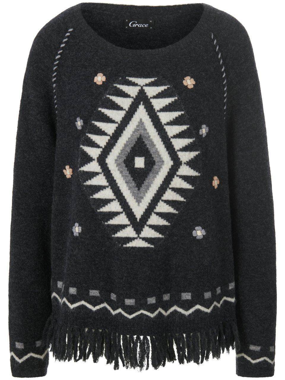Grace Rundhals-Pullover