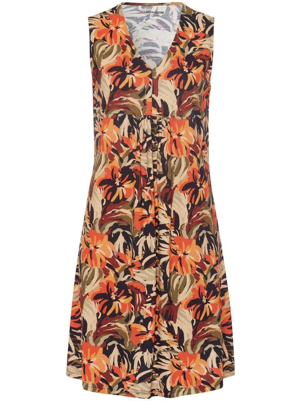 Green Cotton Ärmelloses Jersey-Hängerchen Mynthe