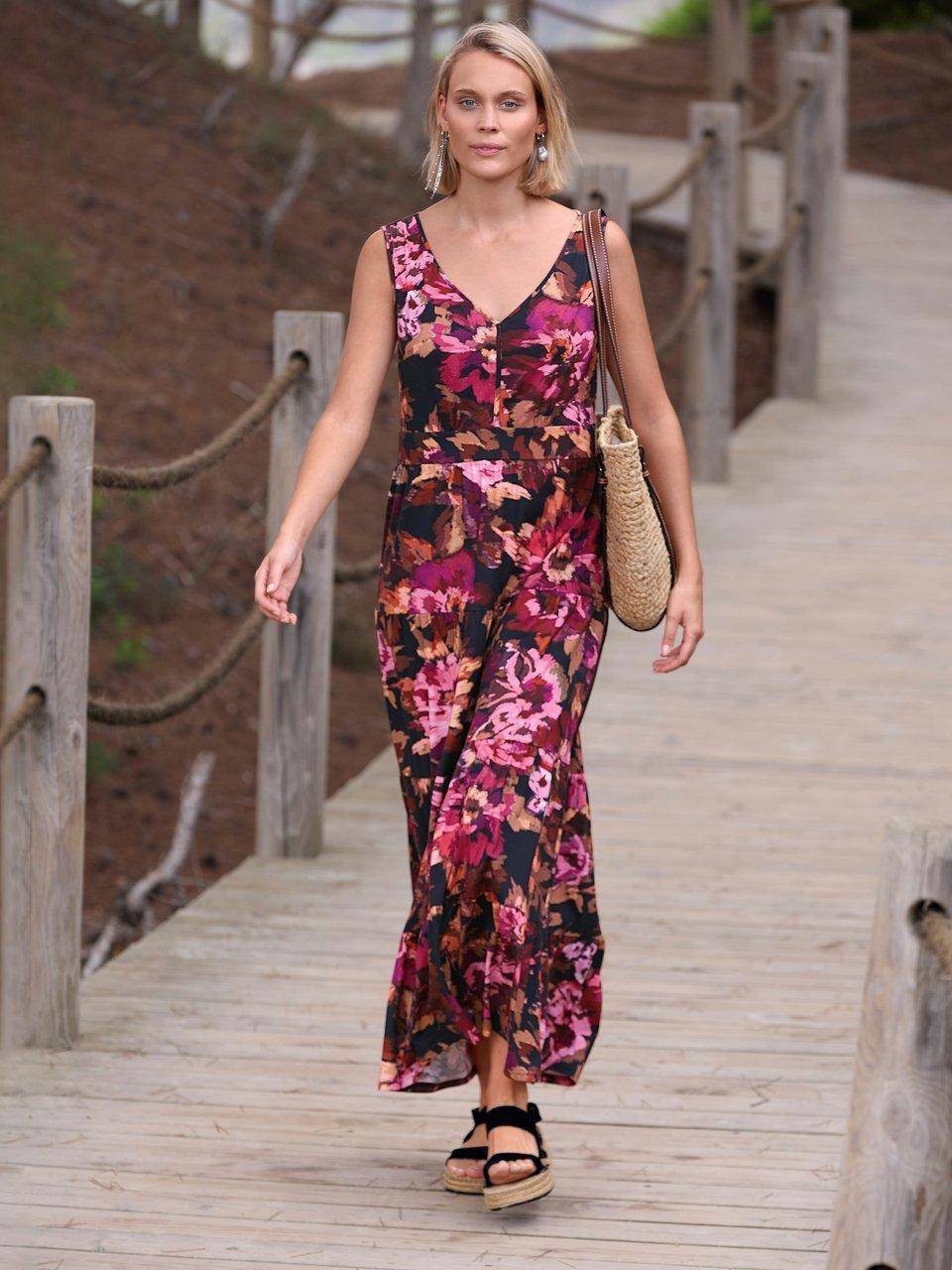 Green Cotton Ärmelloses Maxi-Jerseykleid Lone