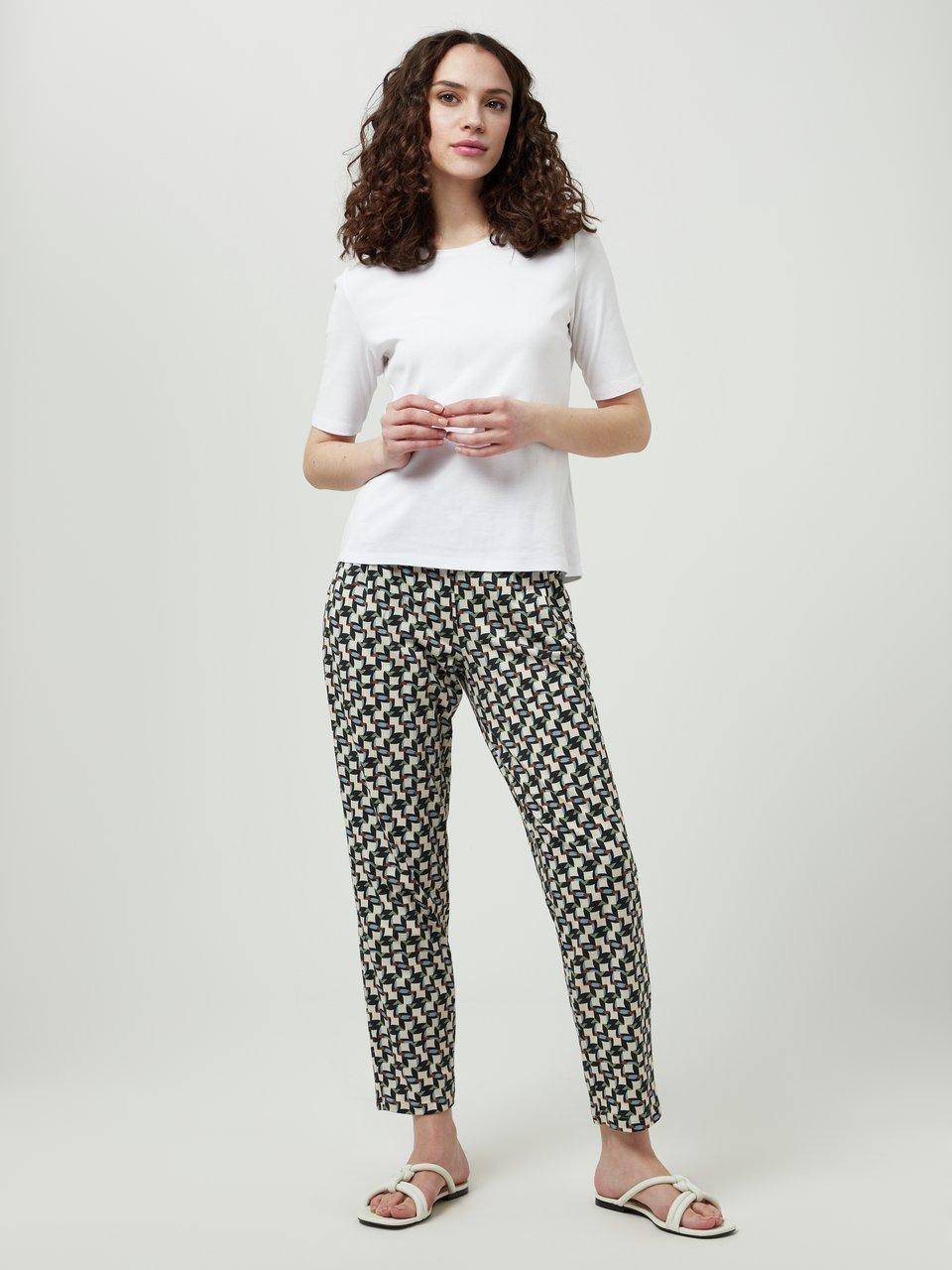 Green Cotton Bundfalten-Hose Karla