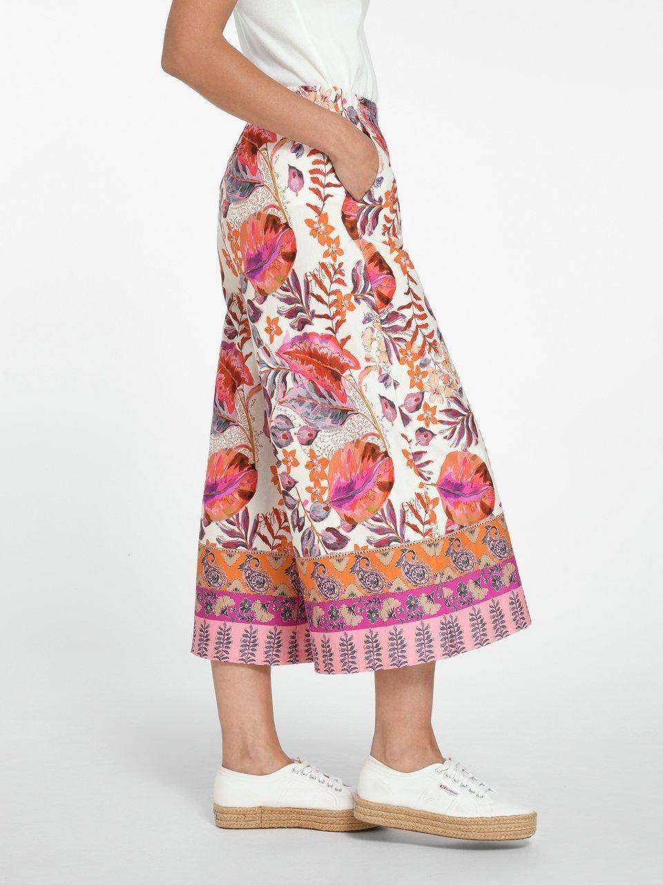 Green Cotton Culotte Henriette In 7/8-Länge