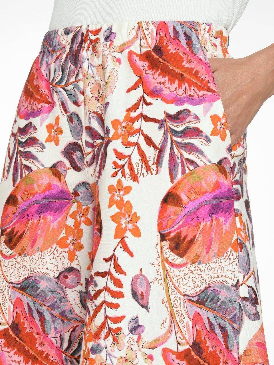 Green Cotton Culotte Henriette In 7/8-Länge