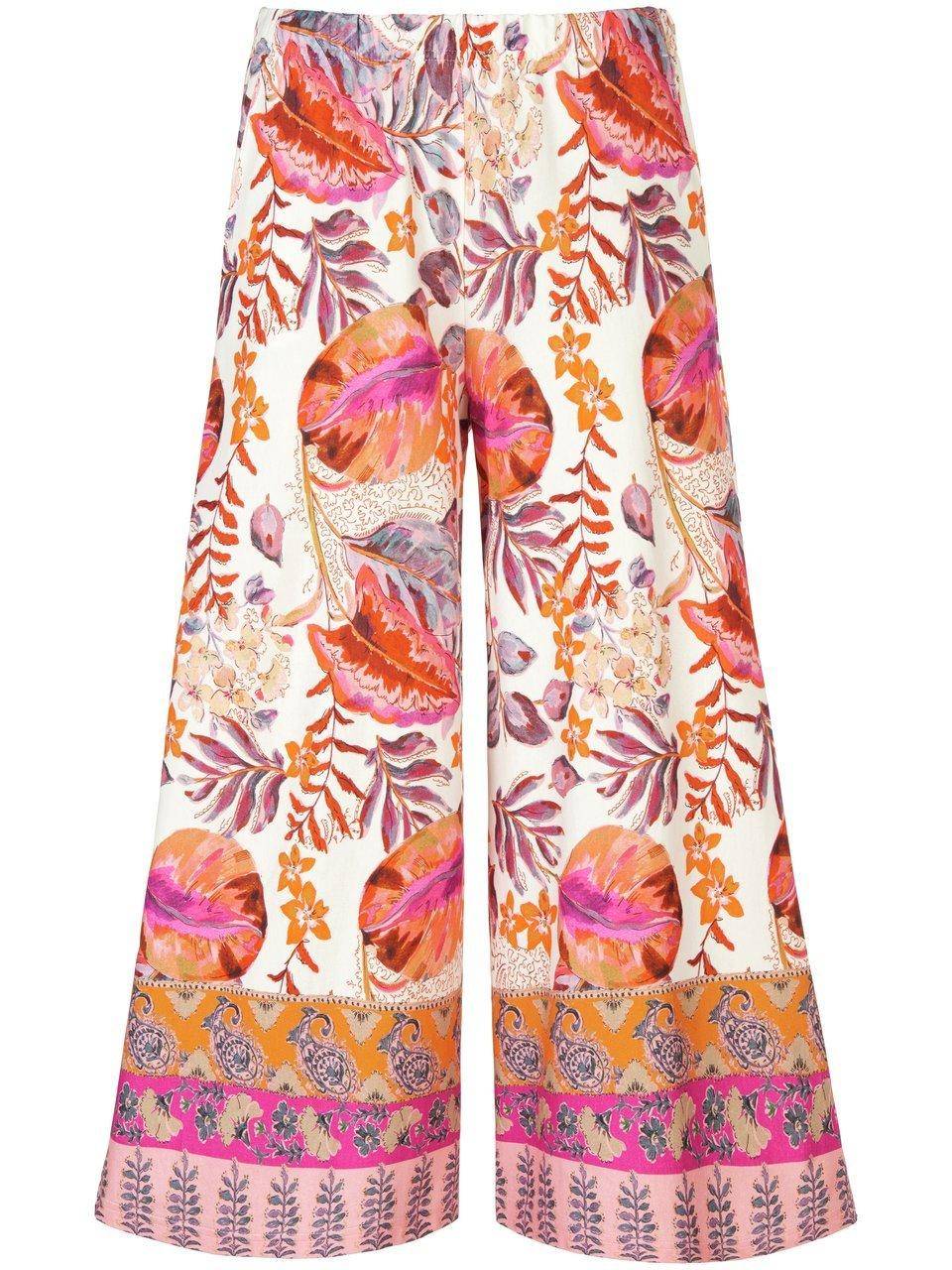 Green Cotton Culotte Henriette In 7/8-Länge