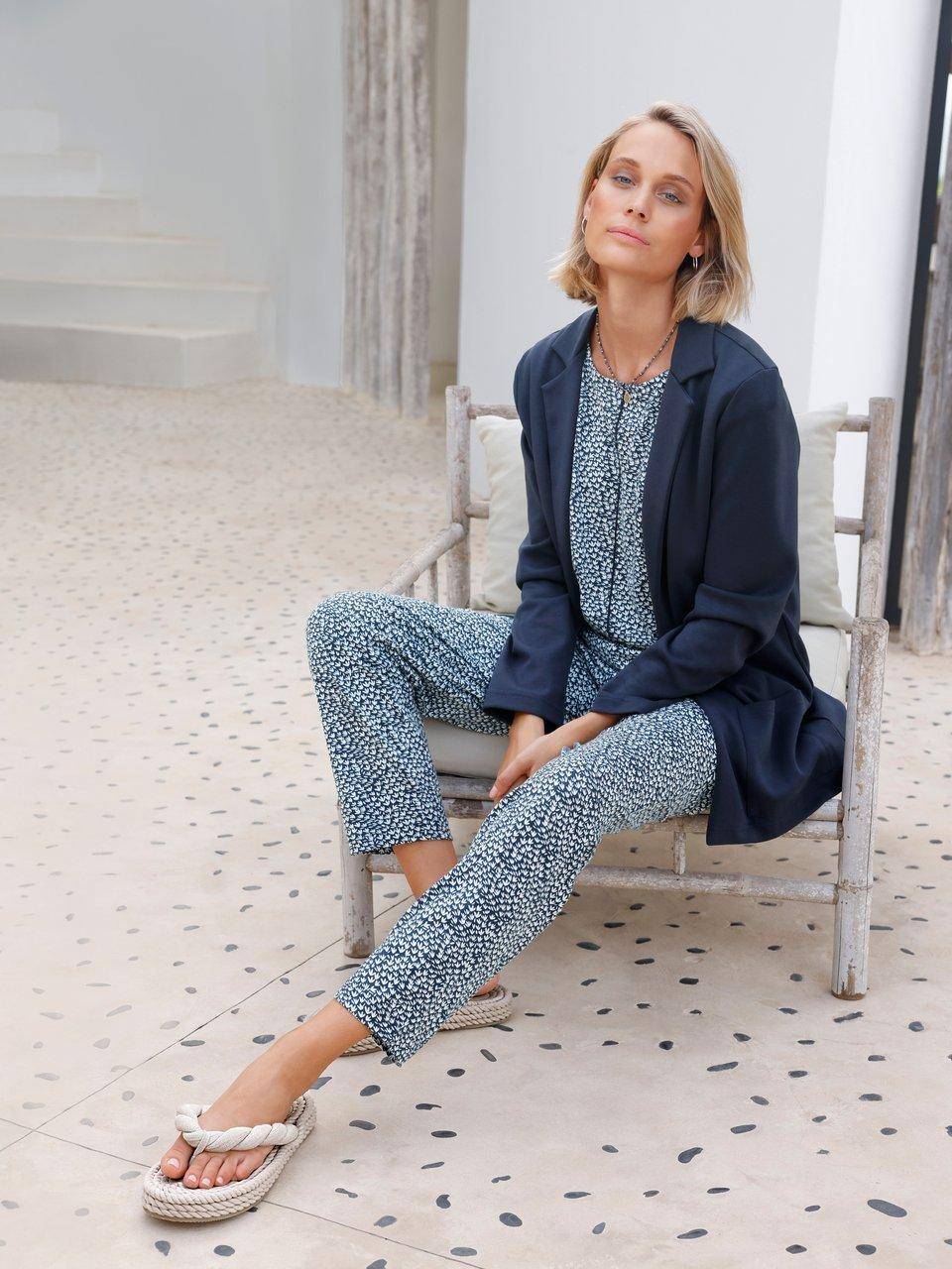 Green Cotton Jerseyblazer Elise