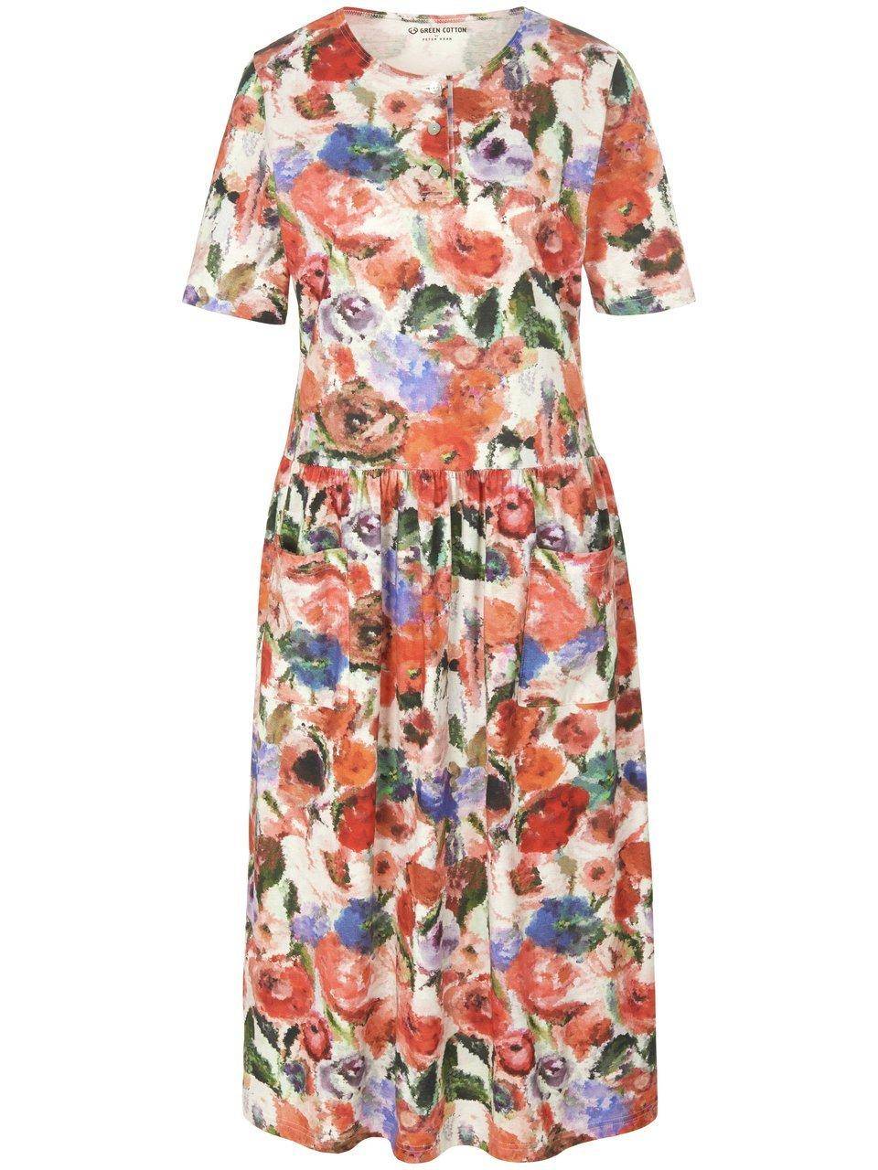 Green Cotton Jerseykleid