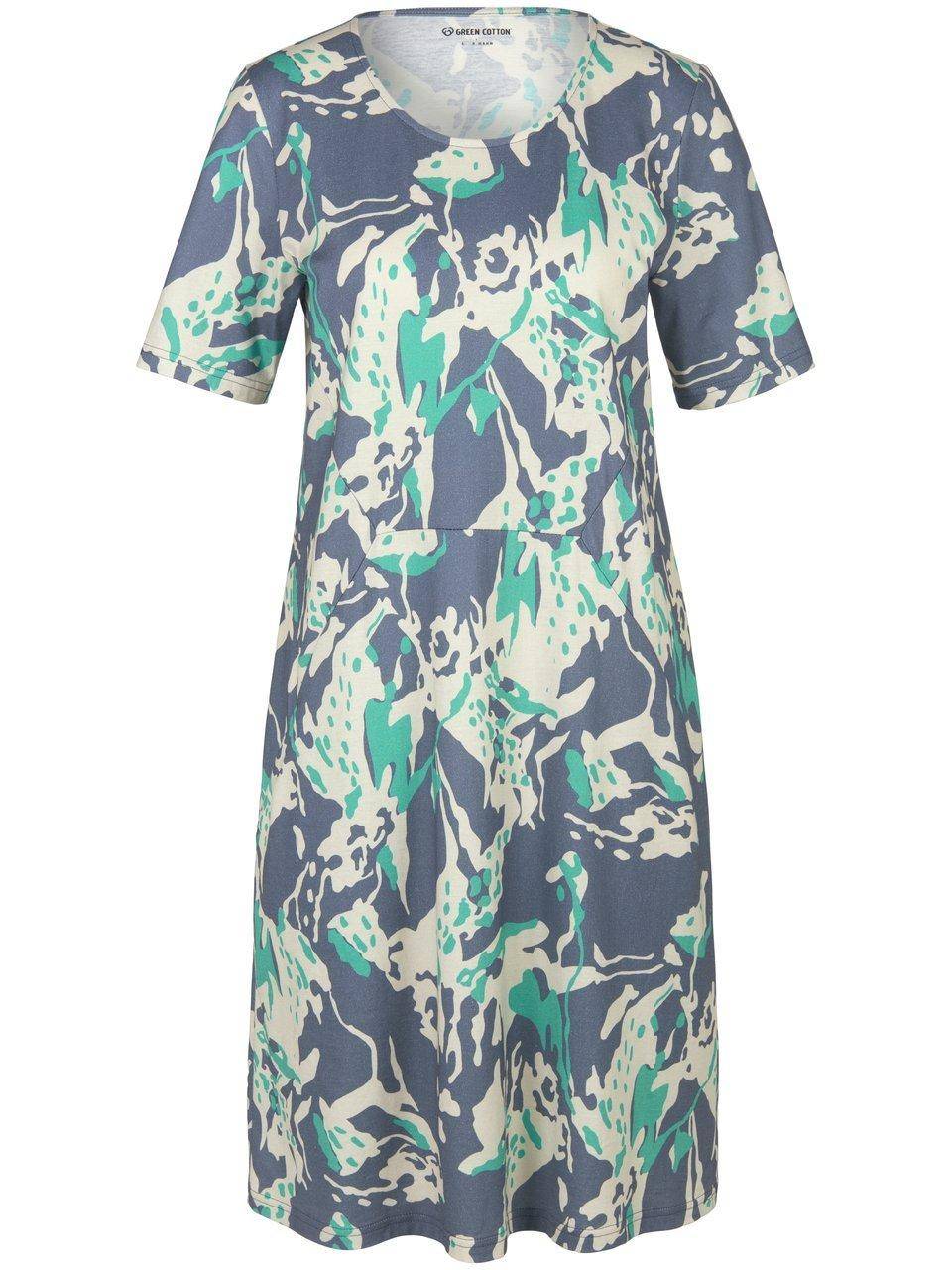 Green Cotton Jerseykleid