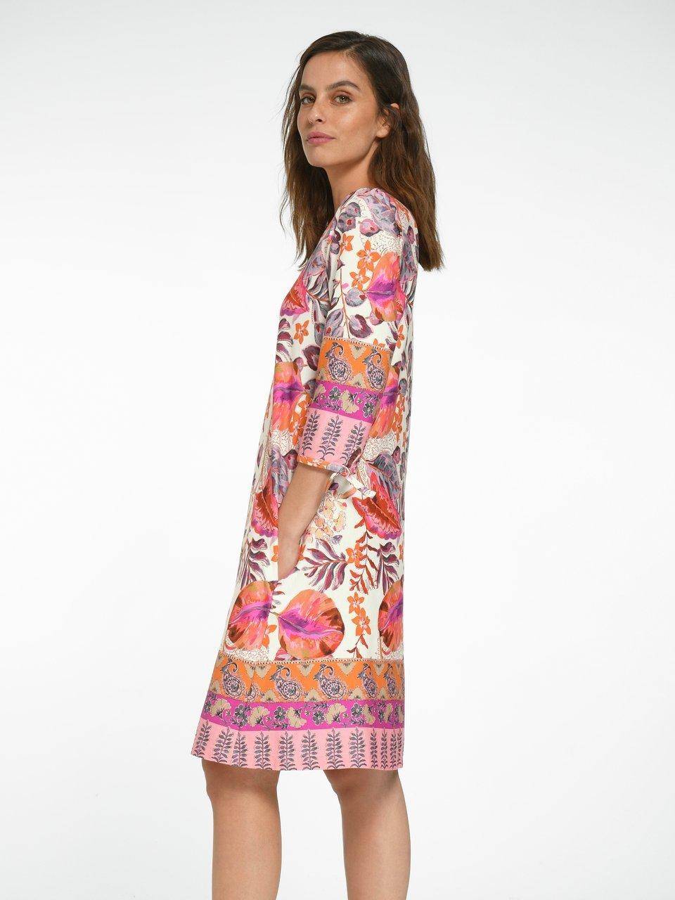 Green Cotton Jerseykleid Emma Mit 3/4-Arm