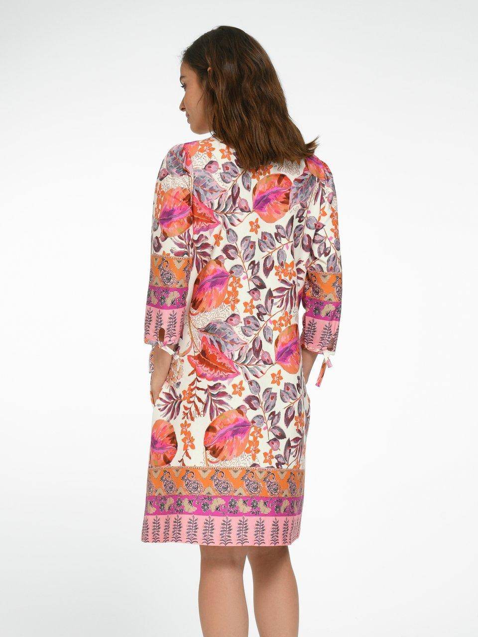 Green Cotton Jerseykleid Emma Mit 3/4-Arm