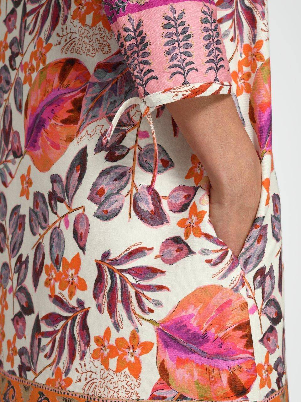 Green Cotton Jerseykleid Emma Mit 3/4-Arm