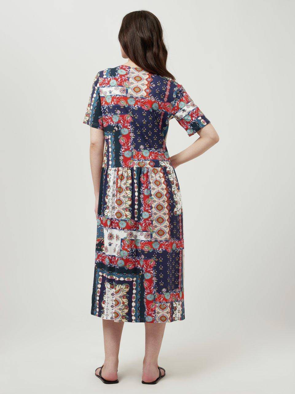 Green Cotton Jerseykleid Hanne