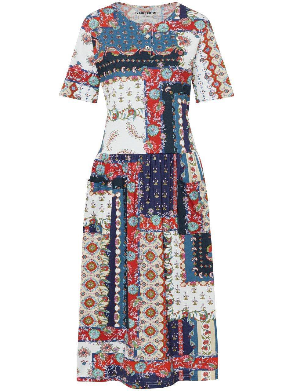 Green Cotton Jerseykleid Hanne