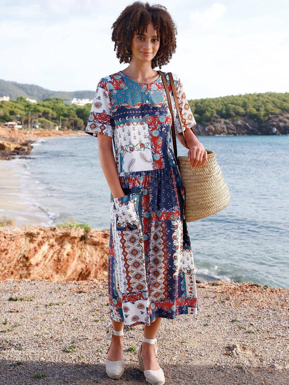 Green Cotton Jerseykleid Hanne