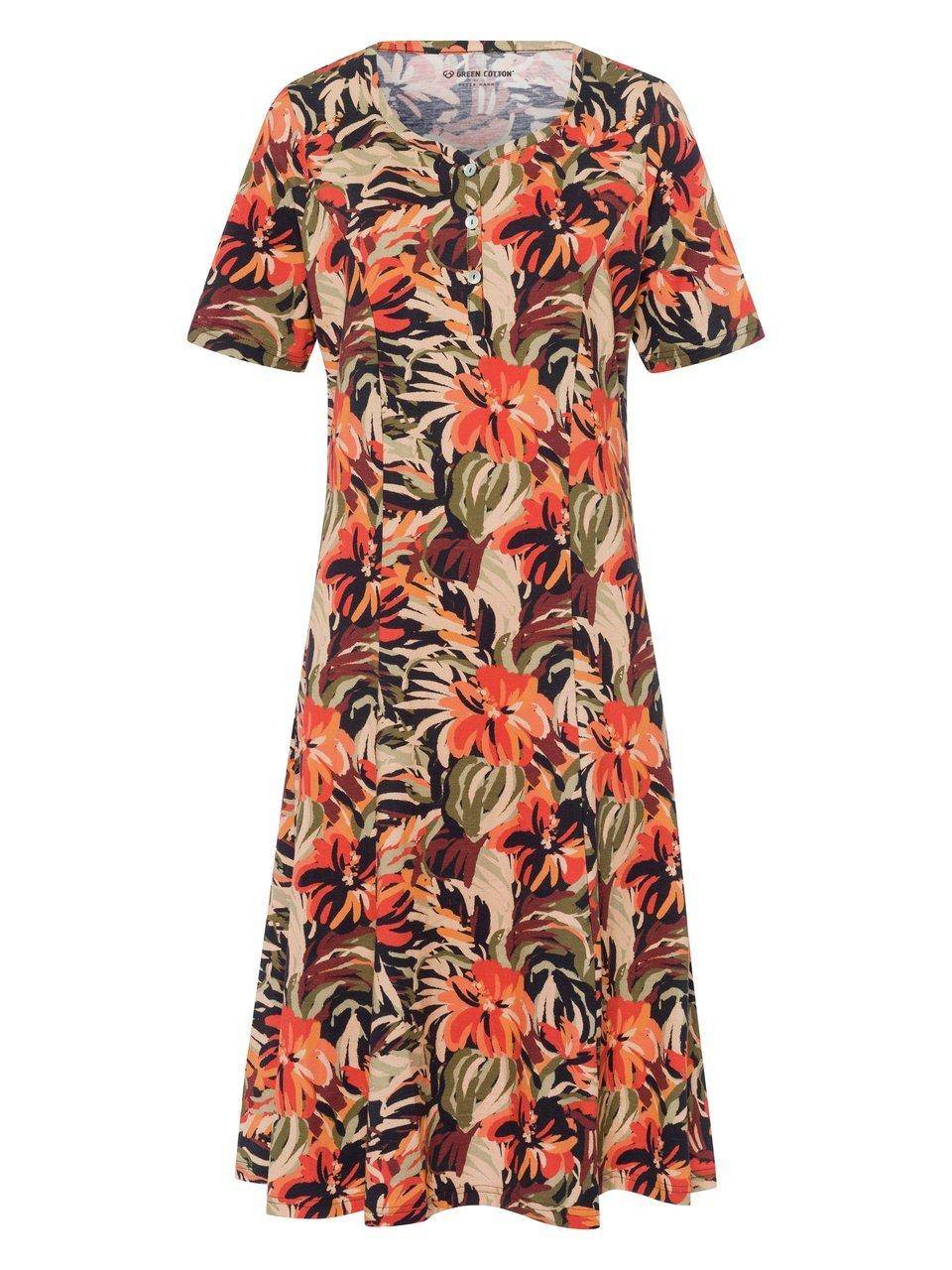 Green Cotton Jerseykleid Mette