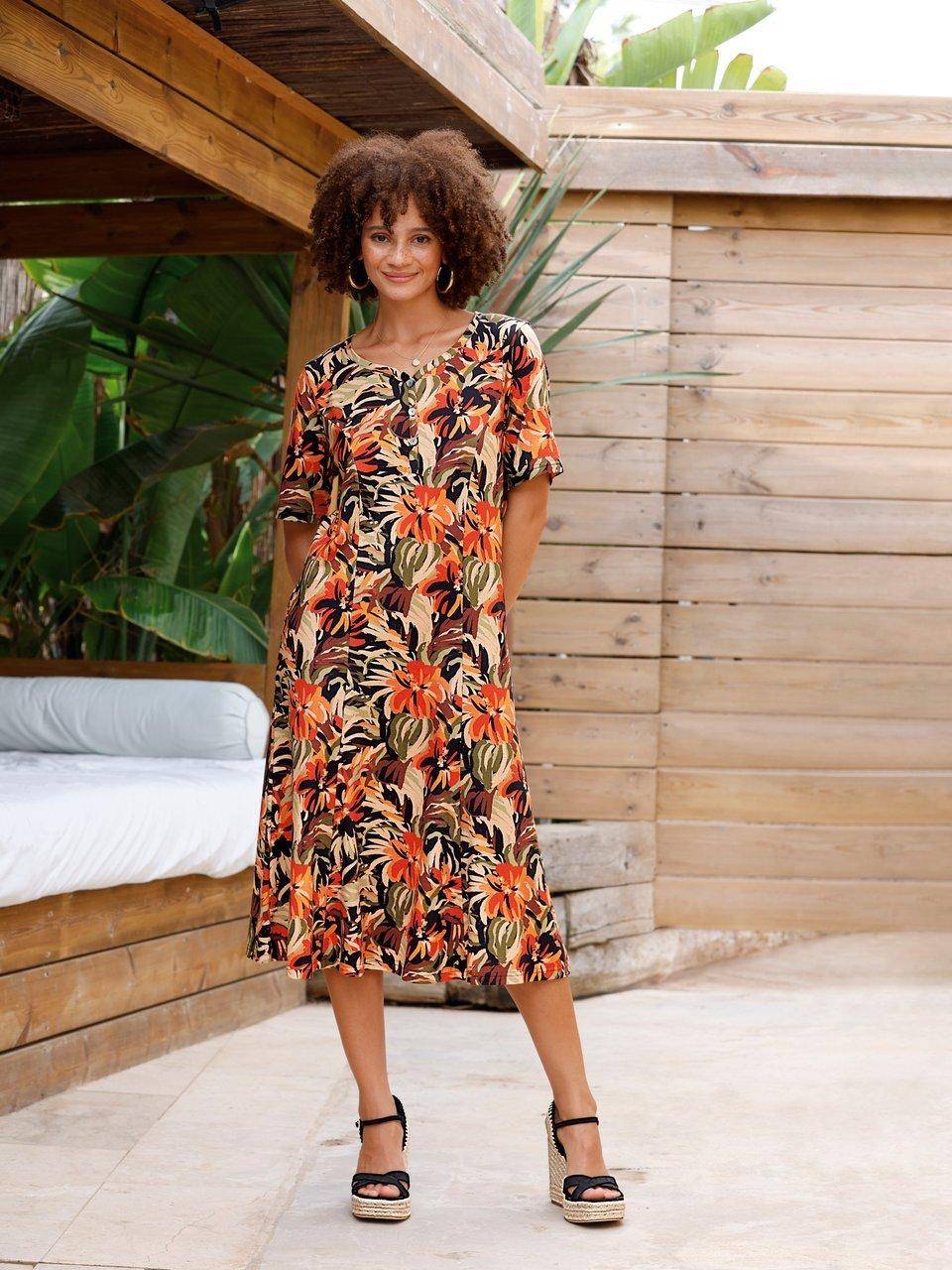 Green Cotton Jerseykleid Mette