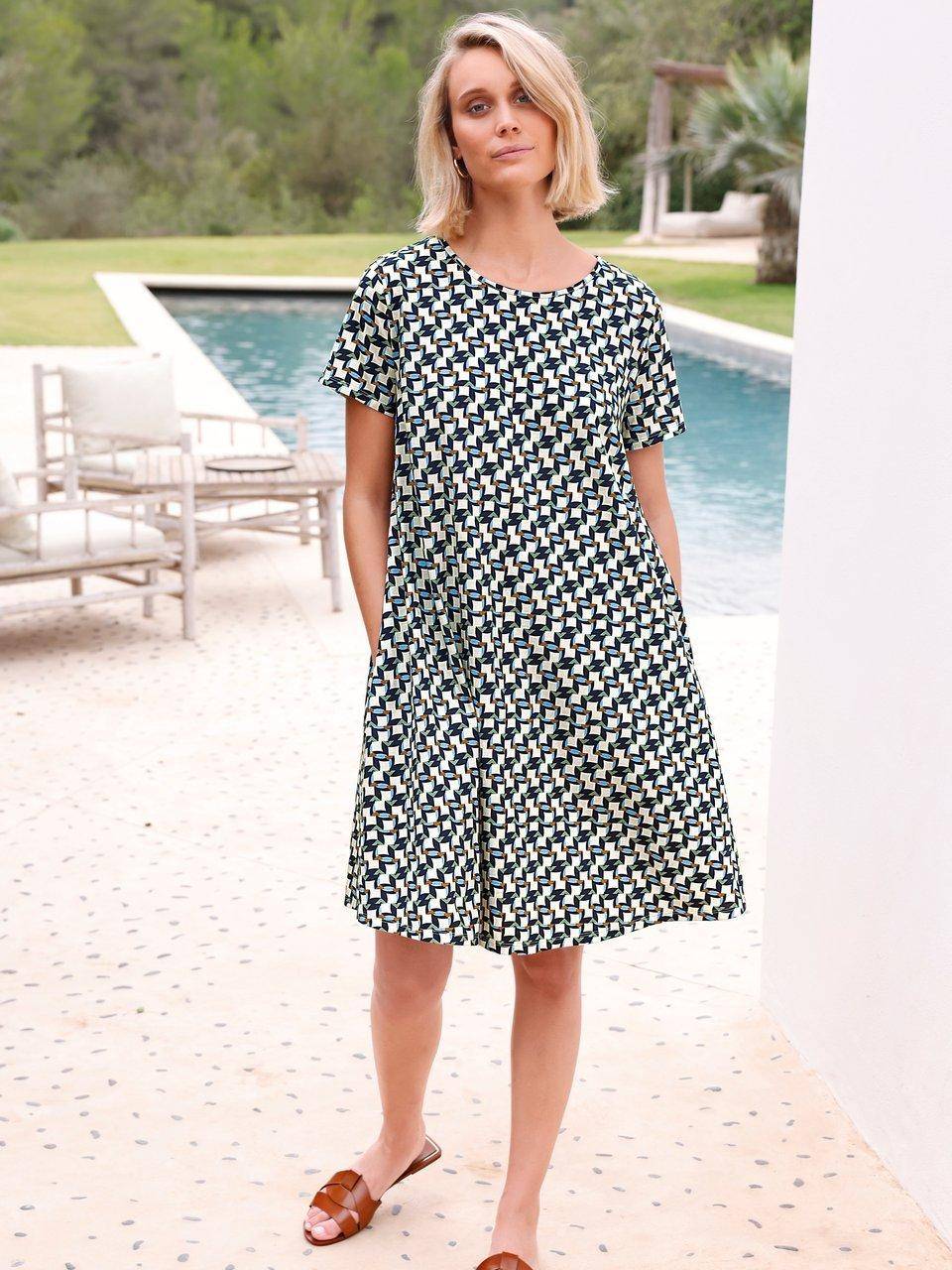 Green Cotton Jerseykleid Naja