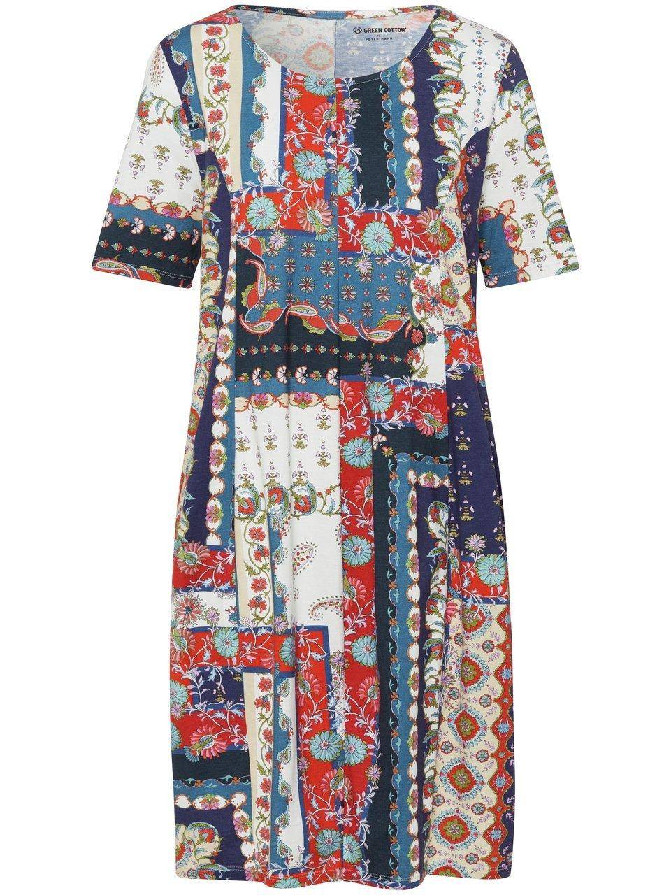 Green Cotton Jerseykleid Oda