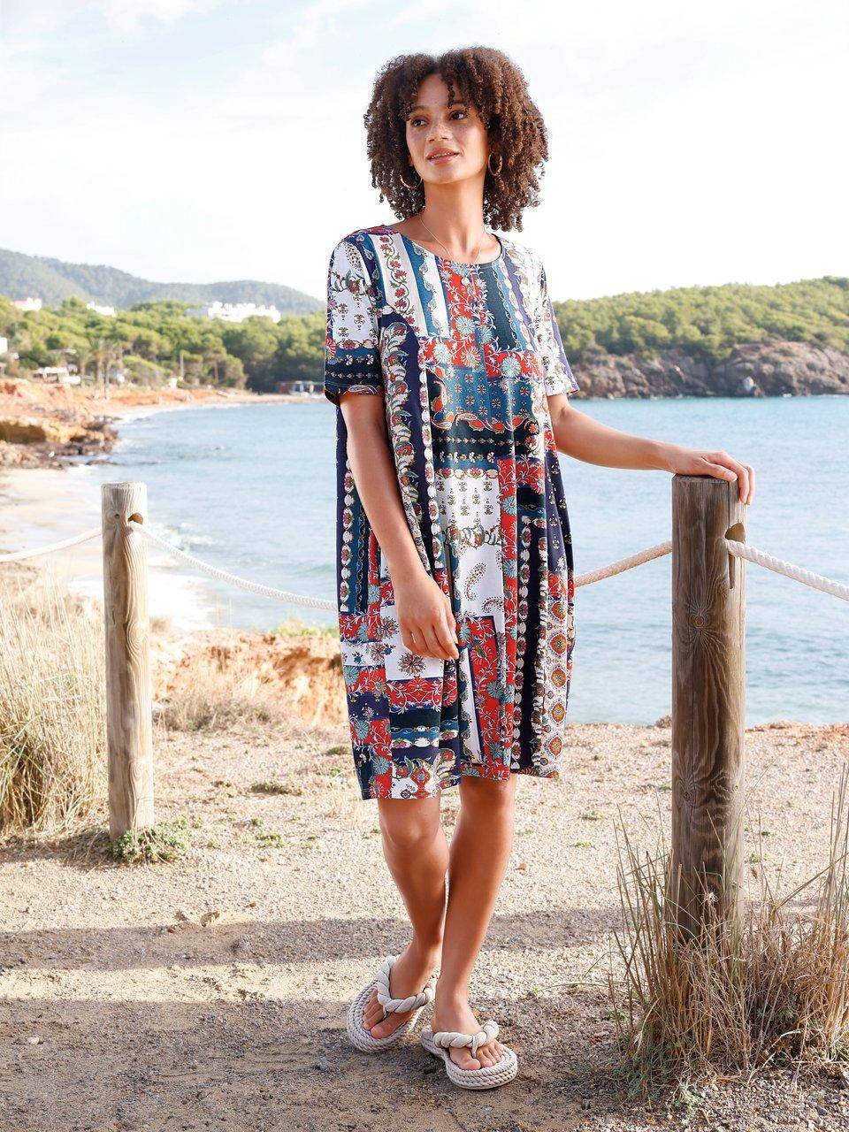 Green Cotton Jerseykleid Oda