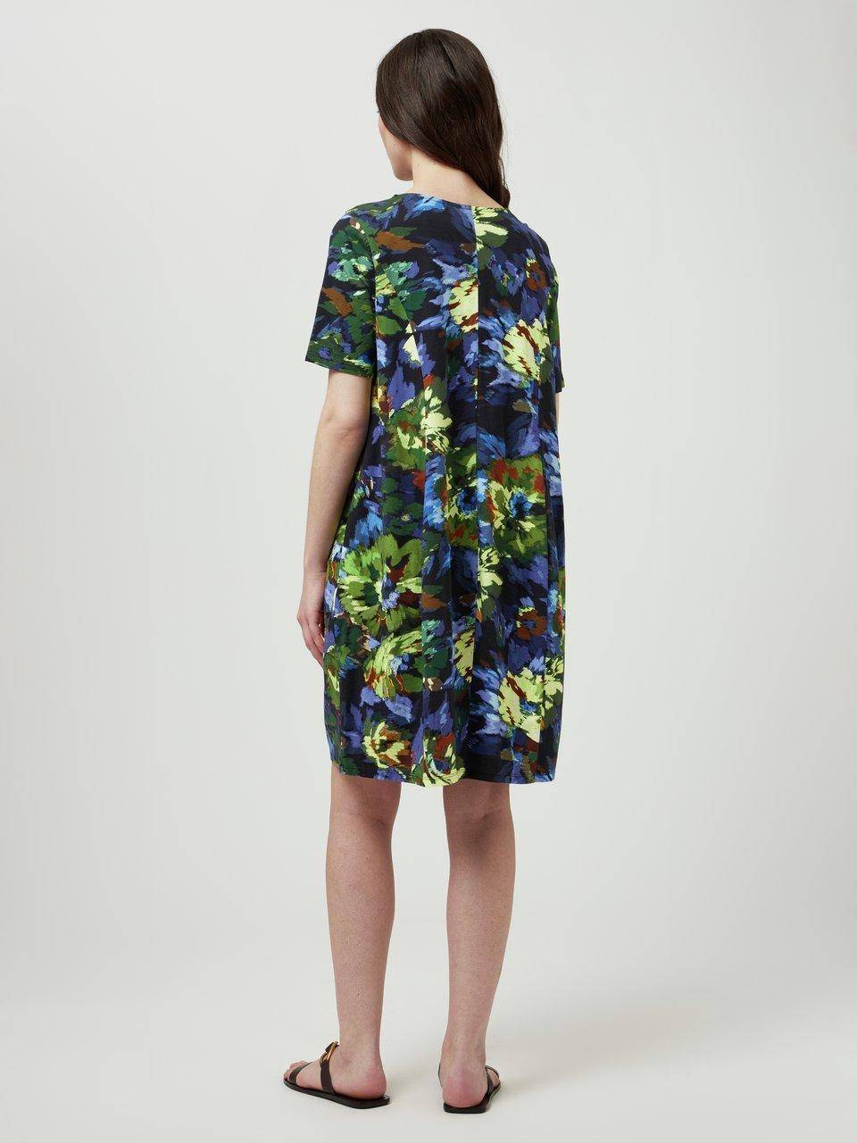 Green Cotton Jerseykleid Oda