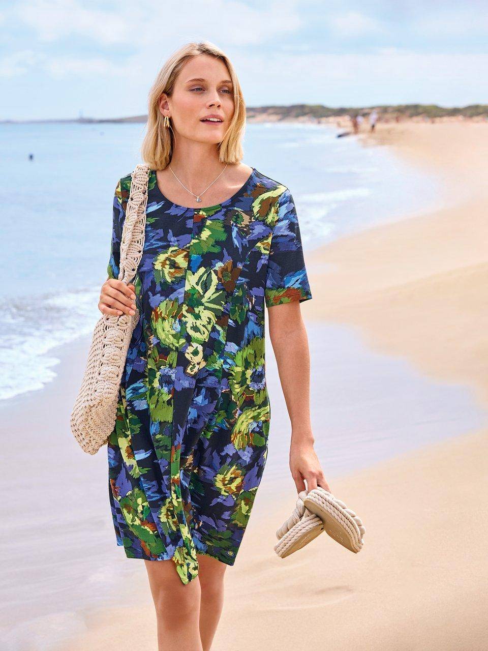 Green Cotton Jerseykleid Oda