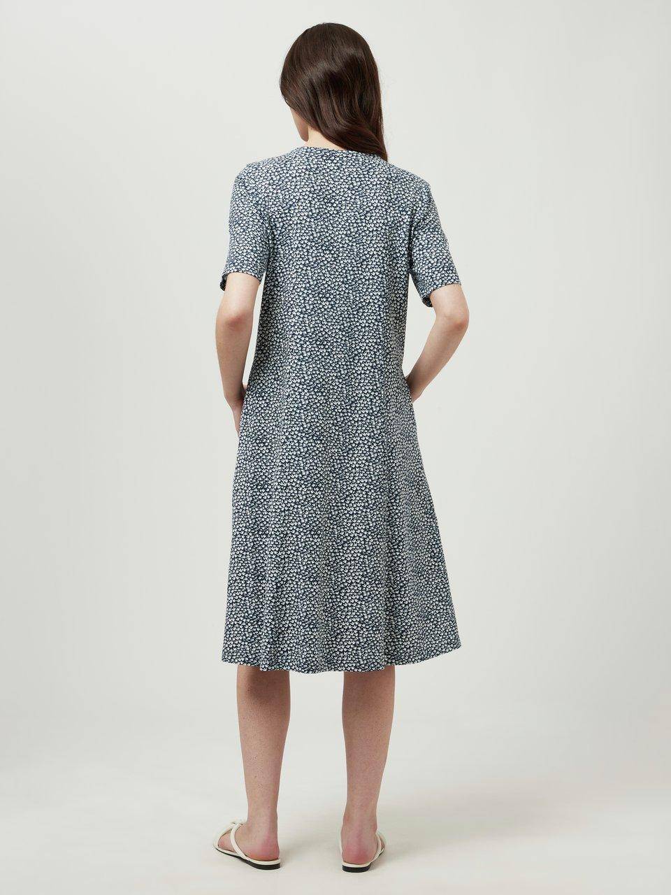 Green Cotton Jerseykleid Selma