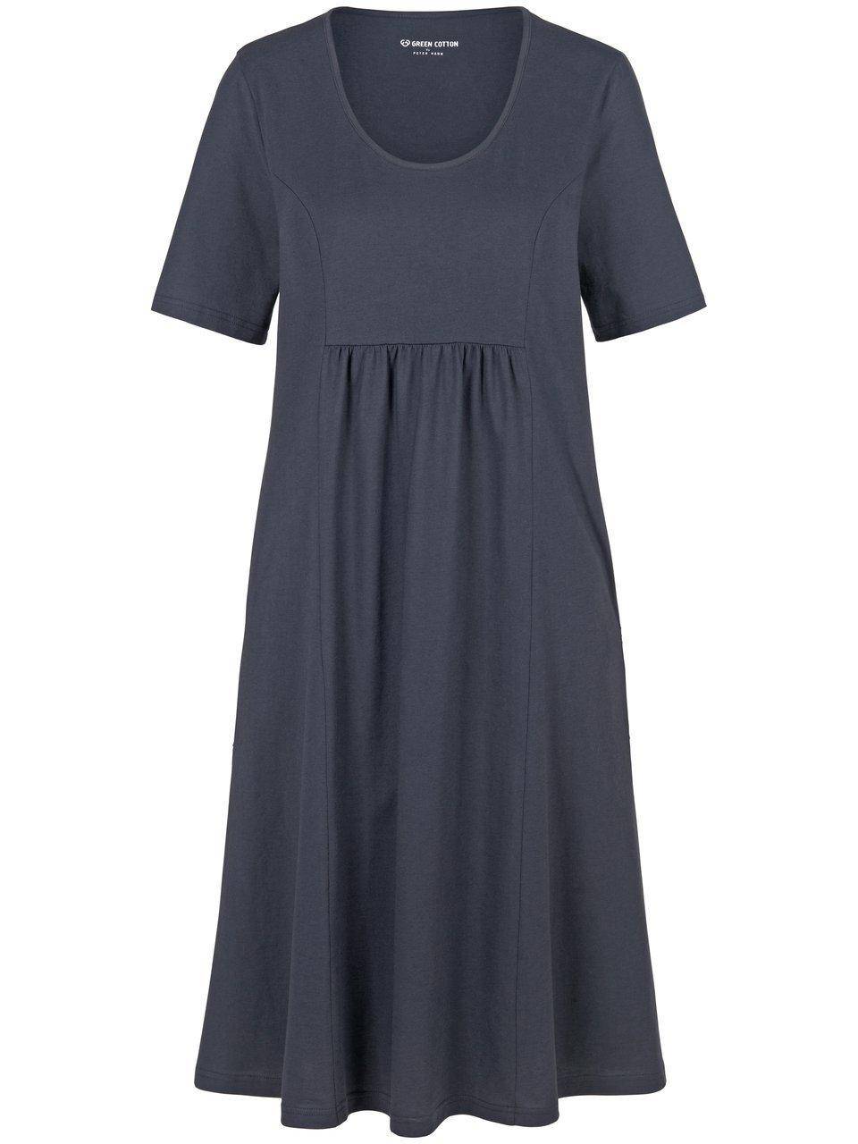 Green Cotton Jerseykleid Selma Mit 1/2-Arm