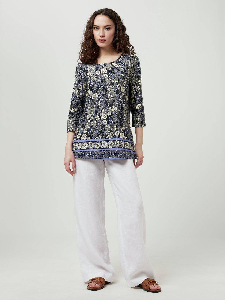 Green Cotton Long-Shirt Trine